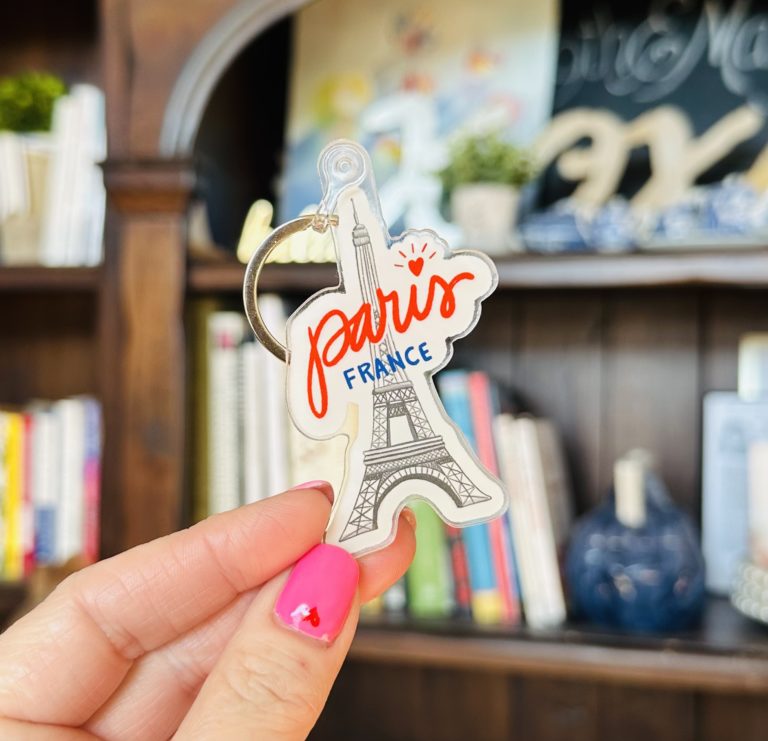 Paris Eiffel Tower Keychain