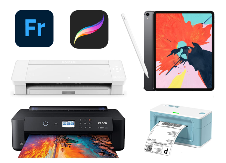 Supplies I Use to Create Stickers